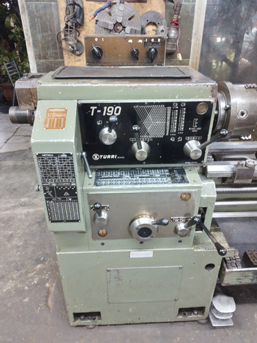 Torno Paralelo Turri T190 X 1300mm Impecable! (Usado)