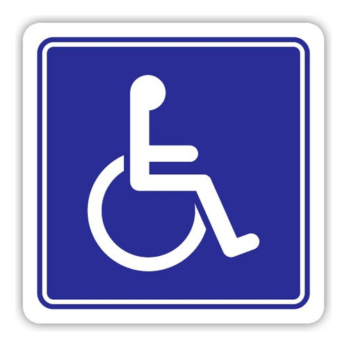 Señalamiento Discapacitados 15x15