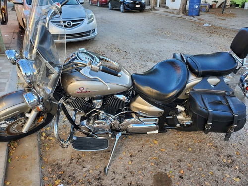 2002 Yamaha Vstar Clásic 1100 Cc Alforjas De Piel