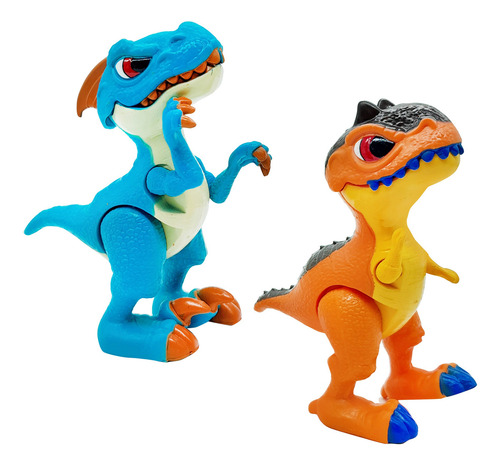 Dinosaurio Juguete Dino Troop X 2, Coleccionable 12845