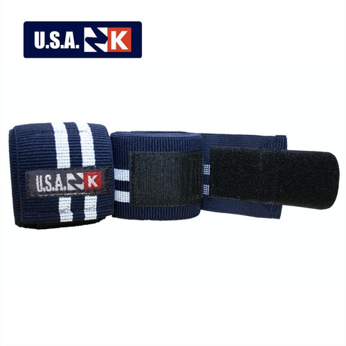 Knee Wraps Mujer Gym Pesas Crossfit Vendas + Straps