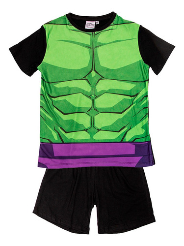 Pijama Hulk Disfraz Licencia Marvel. 