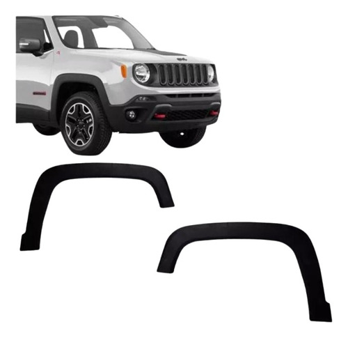 Moldura Paralama Jeep Renegade 2015 2016 17 18 19 2020 2021 