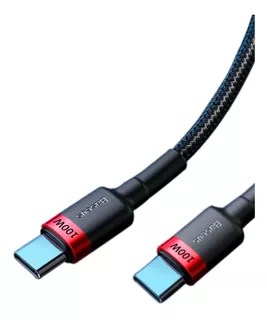 Cable Reforzado Baseus Carga Rápida Uso Rudo Usb C 2 Metros