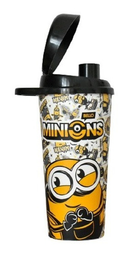 Vaso 18oz Tapa Pico Móvil Minions Bvatpmmin