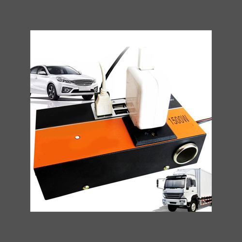 Inversor Voltaje Auto Convertidor Corriente 12v 220v 1.5k
