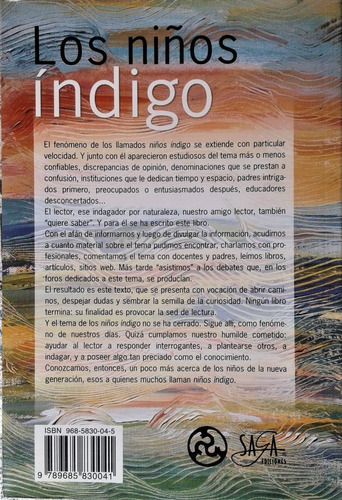 Los Niños Indigo - Maribel Romero Curtis - Saga 2004 (Usado)