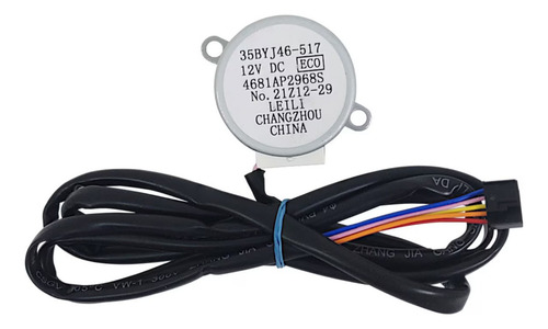 Motor Aleta Step Ar LG Asnq242crz1 Usnq182csz2 Original Novo