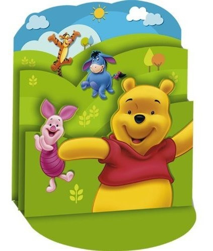 Winnie The Pooh 12 5/8 De La Pieza Central.