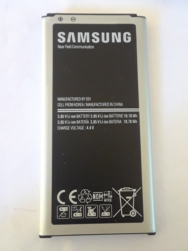 Bateria Samsung Eb Bg900bbz Para Galaxy S5i9600 Sm900