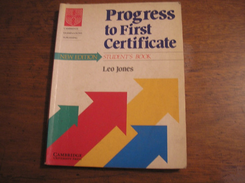Progress To First Certificate - New Edition - Leo Jones (Usado)