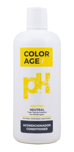 Acondicionador Ph Neutro Todo Tipo Cabello 500ml Color Age