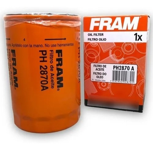 Filtro Aceite Fram Ph2870 Vw Gol Power Polo Senda Mot Audi