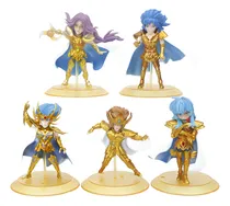 Comprar Figuras Caballeros Del Zodiaco Set X5 Caballeros Dorados Pvc