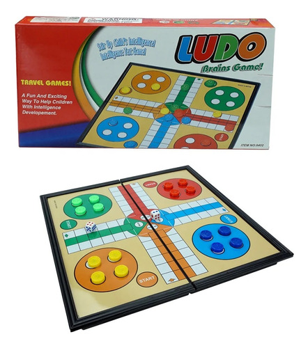 Ludo Magnético Juego Mesa Clásico Educativo Tablero