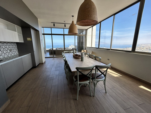 Departamento Full Amoblado 1d1b + Est., Excelente Sector Nor