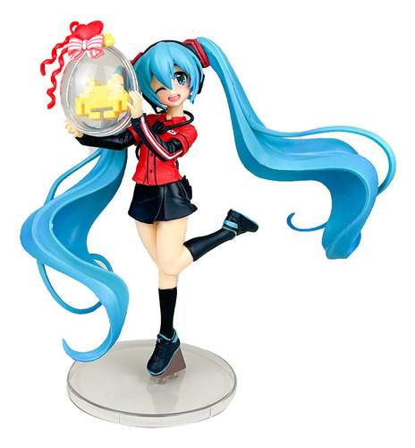 Figura Miku Hatsune Estrella Pop Miku Pixel Globo Vocaloid