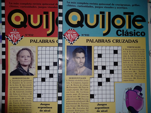 Quijote Clasicox4 Palabras Cruzadas+1 Cruzadex 50 Pg+2 Cruci