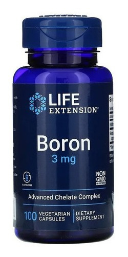 Boron 3 Mg Quelado Con Vitamina B2 Riboflavina Sin Sabor