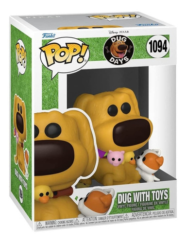 Imagen 2 de 2 de Funko Pop! Disney: Dug Days - Dug Con Juguetes