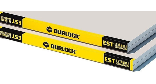 Placa Durlock Yeso Estandard 12.5mm 1.20x2.40m