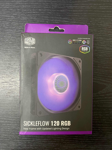 Cooler Master Pc Sickleflow 120 Rgb Usado, Excelente Estado