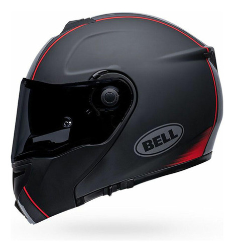 Capacete Bell Srt Modular Hart Luck Jamo Preto Vermelho 62