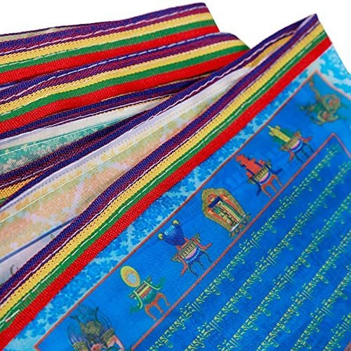 Imagen 5 de 8 de Banderas Tibetanas De Oracion Budista Al Aire Libre, Patron