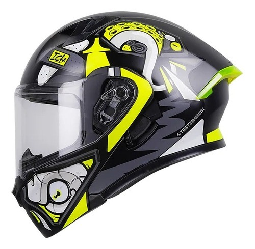 Casco Moto Abatible Doble Visor Ich 3120  Certificado Dot