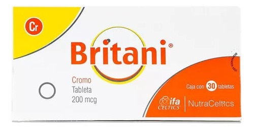 Britani Polinicotinato De Cromo 200 Mcg  C/30 Tab.