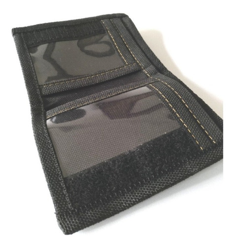 Imagen 4 de 8 de Billetera De Mujer Chica Tipo Náutica Velcro, Chata