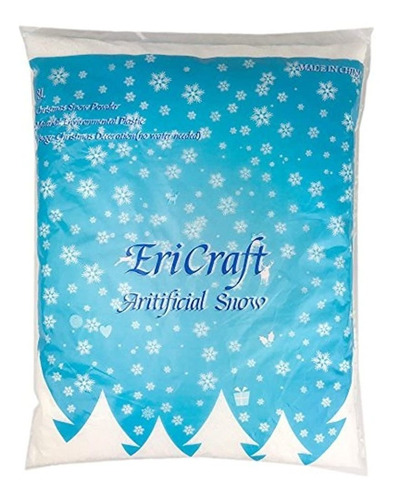 Ericraft Nieve Artificial 8 Litros 92 Onzas Nieve De Plasti