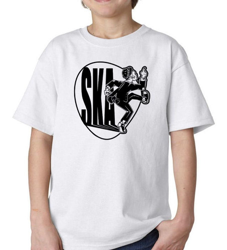 Remera De Niño Ska Baile Musica Traje Silueta Old 2 Tone