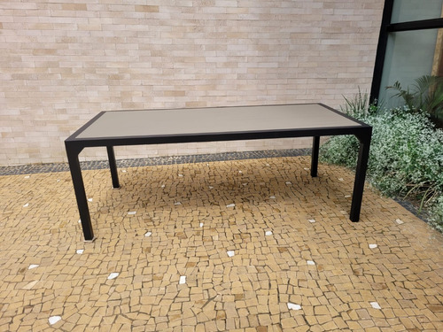 Mesa Ripada 1,60x0,80 Alumínio Área Externa E Interna