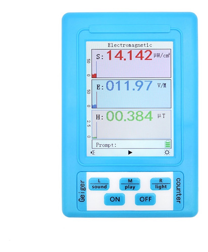 Detector De Radiación Electromagnética Portátil Br-9a,