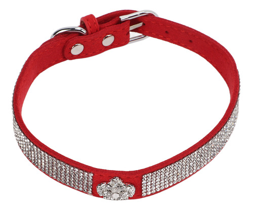 Collar De Perro Con Diamantes De Imitación, Corona Brillante