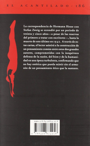 Correspondência, De Stefan Zweig Hermann Hesse., Vol. 0. Editorial Acantilado, Tapa Blanda En Español, 2009