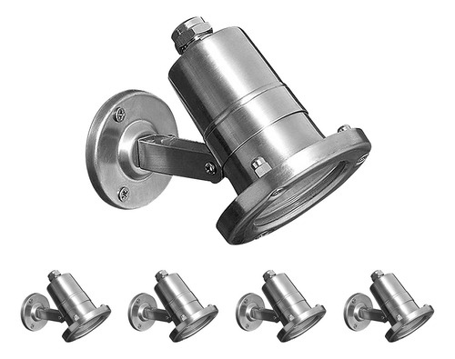 Pack 4 Proyectores Led 5w, Ip67, Estévez, Acero Inoxidable