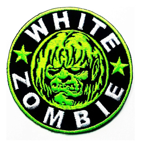 Zombie Heavy Metal Punk Musica Rock Band Logo Patch On