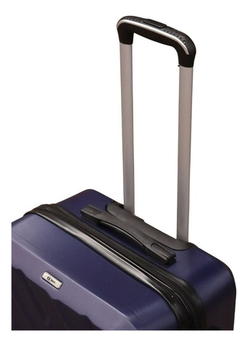 Maleta Azul 68 Cm Con 4 Ruedas Y Seguridad Tsa