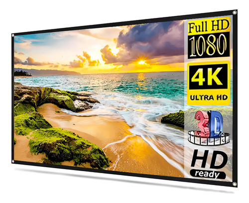 Ecran Pantalla Proyector 80 Pulgadas Blanco Owlenz H80-az