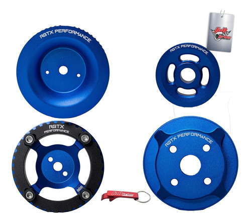 Kit Polias Chevette Ohc Azul -  Rgtx 