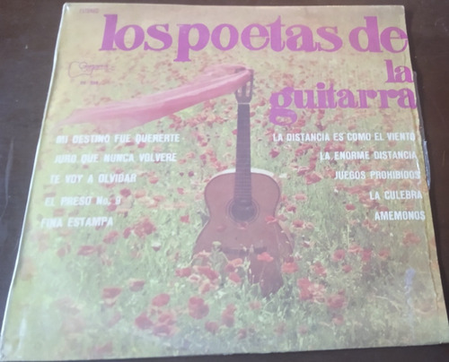 Los Poetas De La Guitarra Lp Vinil En Muy Buen Estado