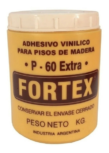 Cola Adhesivo Para Piso Madera Parquet Fortex P60 X 1 Kg