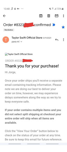 Lentes De Sol Taylor Swift - Red Taylor's Version Merch Of.
