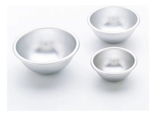 Kit 3 Moldes Aluminio Para Bombas De Baño, Esferas De Baño