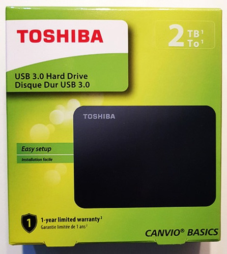 Disco Externo 2tb Toshiba Canvio Usb 3.0/2.0 Pc - Xbox - Ps4