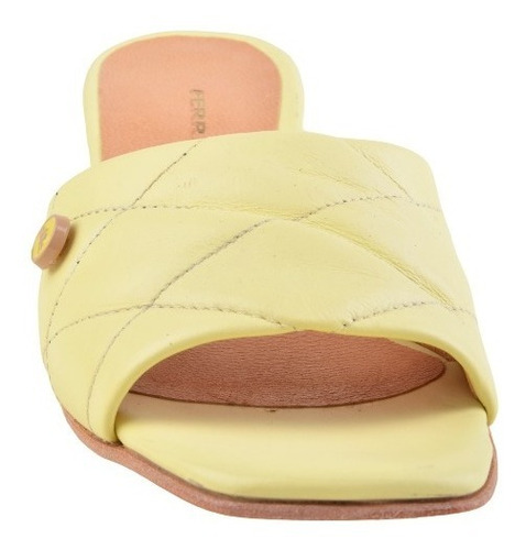Zuecos Mules Taco Bajo De Mujer De Cuero Kroll - Ferraro