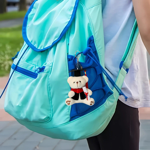 Bonito Colgante De Oso De Peluche, Regalo De Graduación
