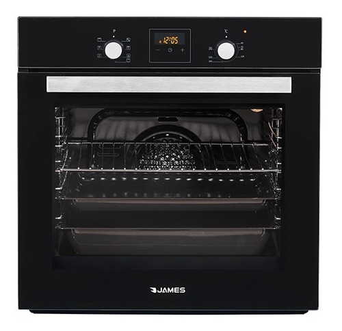 Horno De Empotrar James Hee-bkd Vidrio Negro Espejado Albion